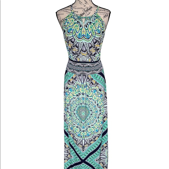 London Times Maxi Dress - Picture 4 of 14